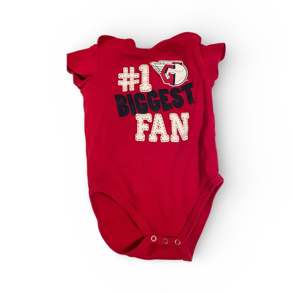 Infant Fanatics Cleveland Guardians Red #1 Biggest Fan Pennant 24 Months